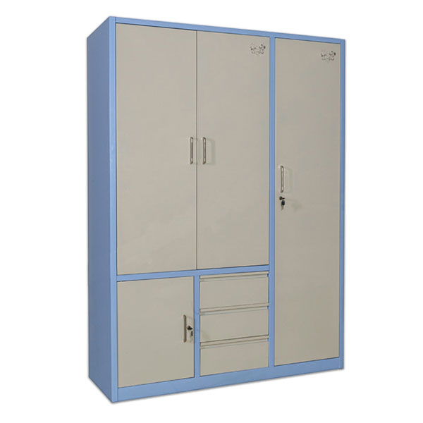 Tủ sắt đựng quần áo 3 cánh