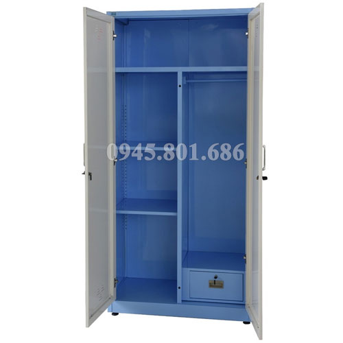 Giá tủ sắt đựng quần áo 2 cánh