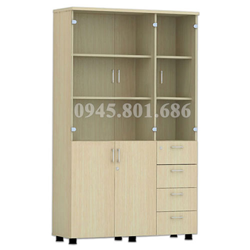 Tủ văn phòng 3 buồng gỗ melamine at1960-3g4d