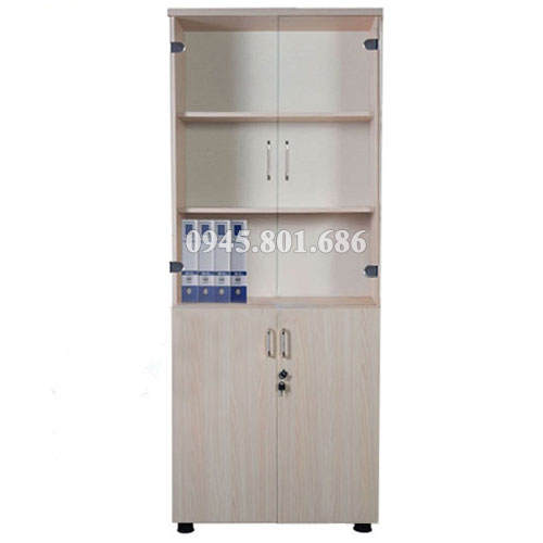 Tủ sách Hòa PhátTủ văn phòng gỗ melamine at1960g