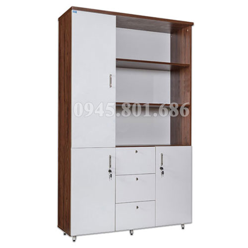 Tủ tài liệu gỗ lux1960-3b2