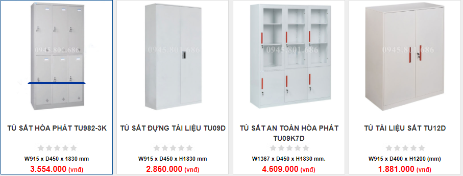 Báo giá tủ sắt Hòa Phát tại Tổng Kho Nội Thất